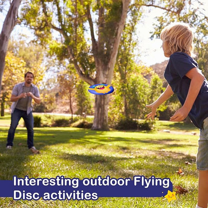 Tenceur 36 Pcs DIY Plastic Flying Disks Bulk 7 Inch Color Your Own White Flying Disc with 10 Paintbrushes and 3 Paints for Party Favors and Crafts Fun Home Activities Games