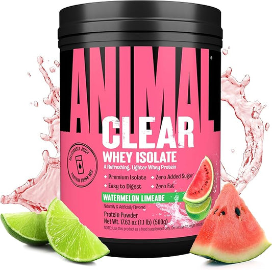 Clear Whey Isolate Protein Powder - Easy to Digest and Mix, 5g BCAA, Deliciously Juicy, Refreshing