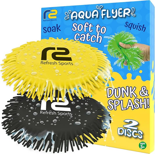 Water Spraying Flying Disc – Ultimate Pool Toy for Kids, Tweens & Teens! Soft & Safe for Splashy