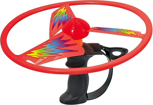 Discovery Toys Sky Spin Flying Aerial Disc Launcher | 2 Large Wings Kid-Powered Learning | STEM Toy