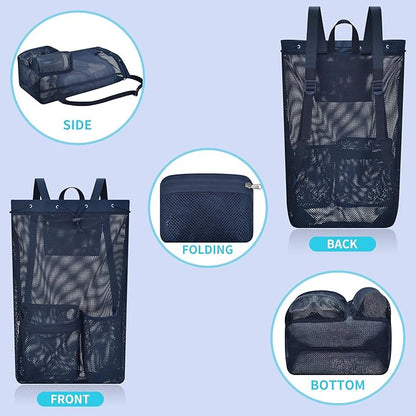 Mildbeer Large Drawstring Backpack for Men Women Athletic Gym Sports Workout Beach Swimming Commuting Travel