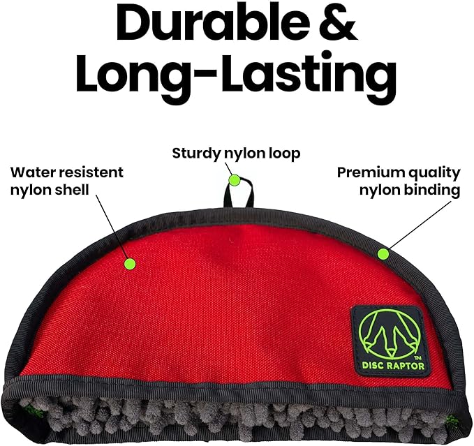 The Original Disc Golf Cleaning Tool with Microfiber & Turf | Flying Disc Golf Towel Accessories & Equipment | Patented Design