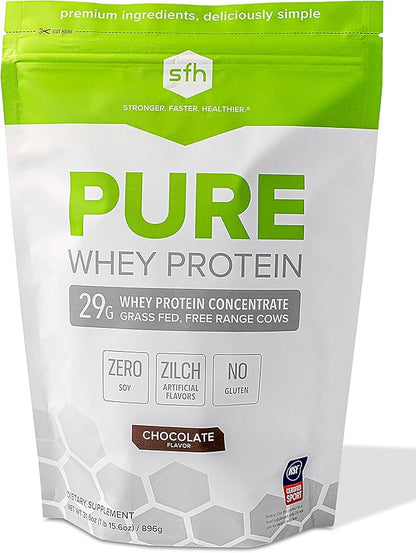 SFH Health & Wellness Bundle Pure Whey Chocolate Protein Powder and Super Omega 3 Fish Oil