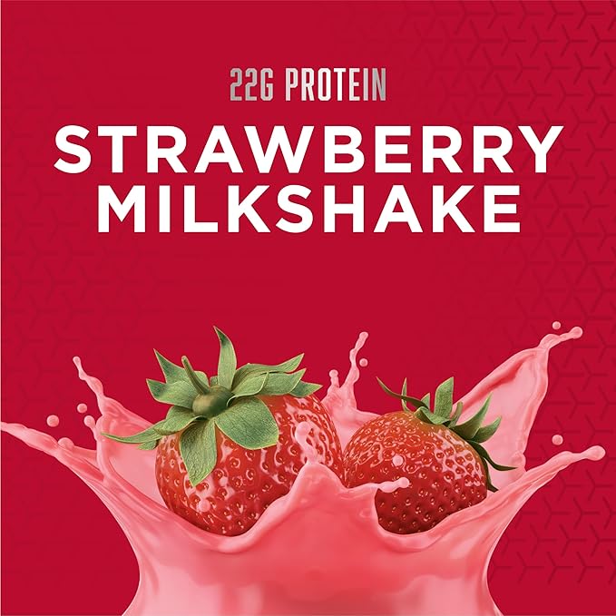 BSN SYNTHA-6 Whey Protein Powder, Strawberry Protein Powder with Micellar Casein, Milk Protein Isolate, Strawberry Milkshake, 28 Servings (Packaging May Vary)