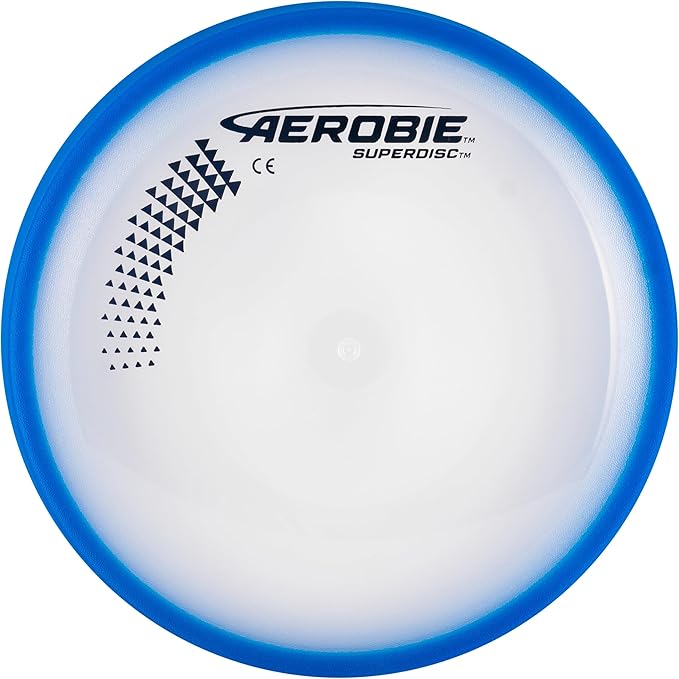 Aerobie Superdisc: Dog Flying Disc, Blue, Green, Pink, Yellow, 10 Inches