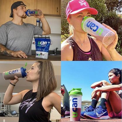 UCAN Energy + Whey Protein Powder - 19g Per Serving with Amino Acids EAAs & BCCAs - Keto, No Added Sugar, Gluten-Free - Cookies & Cream - 12 Servings