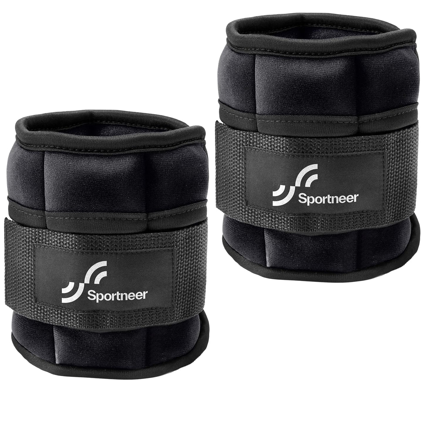 Sportneer Adjustable Ankle Weights, 2-7 lb per Pair, Removable Weights
