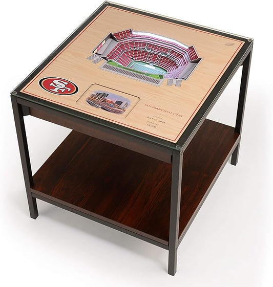 YouTheFan NFL 25-Layer StadiumViews Lighted End Table