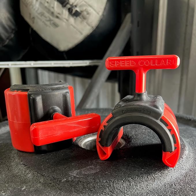 Speed Collar, Fastest Bar Clips for Weightlifting Powerlifting Bodybuilding and Olympic Lifting
