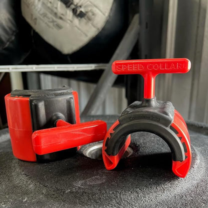 Speed Collar, Fastest Bar Clips for Weightlifting Powerlifting Bodybuilding and Olympic Lifting