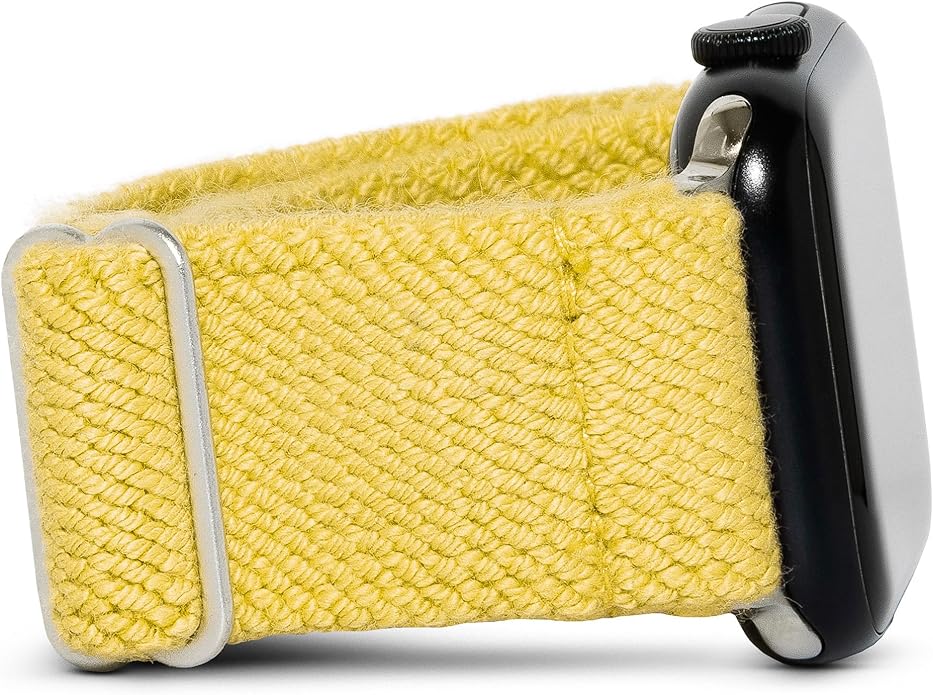 Braxley Bands - Organic Cotton Watch Bands For Women and Men, Compatible With All Apple Watch Sizes and Series - Washable, Sweat-Absorbent, Breathable Fit, Elastic Smart Watch Bands