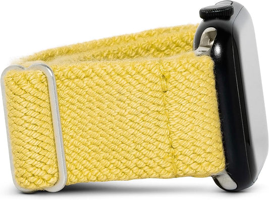 Braxley Bands - Organic Cotton Watch Bands For Women and Men, Compatible With All Apple Watch Sizes and Series - Washable, Sweat-Absorbent, Breathable Fit, Elastic Smart Watch Bands