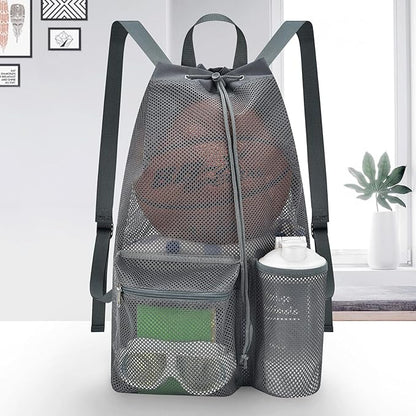 Mildbeer Large Drawstring Backpack for Men Women Athletic Gym Sports Workout Beach Swimming Commuting Travel