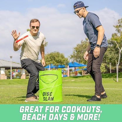 GoSports Disc Slam Game - Classic or PRO - Outdoor Disc Toss Yard and Beach Party Game