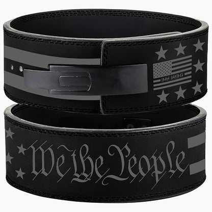 Weight Lifting Belt - Lever Gym Belt for Weightlifting, 10mm Leather Weight Belt for Men - 4 Inches Wide for Support & Stability for Workouts, Powerlifting, Bodybuilding, Fitness & Crossfit