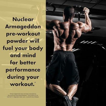 Anabolic Warfare Nuclear Armageddon Pre Workout Powder Pre-Workout for Men & Women with L-Citrulline, Beta Alanine Powder and Caffeine (Fruit Explosion - 30 Servings)