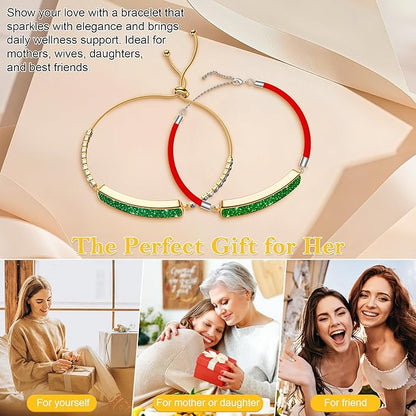 Sleep & Fitness Tracker with 2 Bands, Stylish & Ultra-Light Smart Bracelet for Women, 24/7 Heart Rate, Blood Oxygen & Stress Monitor, Waterproof Health Trackers Gifts for Girls, No Subscription（Green）