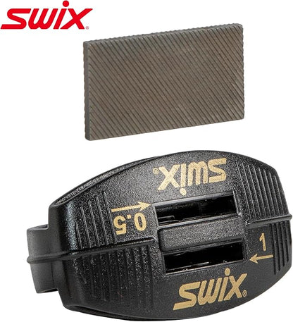 Swix Ski and Snowboard Touchup and Wax Kit - Comprehensive Winter Sports Maintenance Set with F4 Wax, Pocket Edger, Gummi Stone, Ski Brake Retainers, and Ski Straps