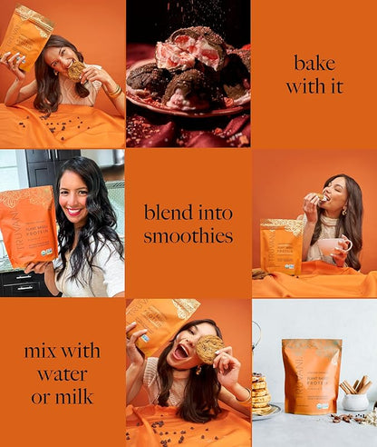 Truvani Vegan Pea Protein Powder | Pumpkin Spice | 20g Organic Plant Based Protein | 10 Servings | Keto | Gluten & Dairy Free | Low Carb | No Added Sugar