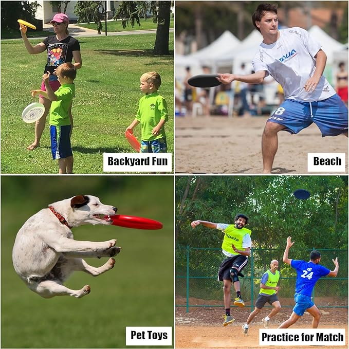 Ultimate Disc 175 Grams for Beach, Backyard, Park, Camping and More for All Age - Multi Color