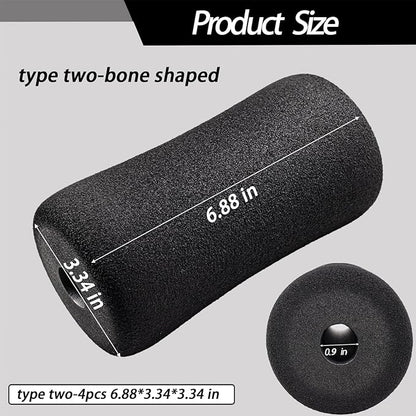 Protective Pads Cushion for Exercise Equipment(6.88 * 3.34 * 3.34 in), Soft Foam Padping Rollers for Workout Machine-Sit ups, Barbell Bench