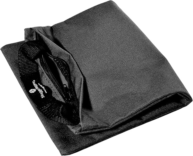 Hugger Mugger Unfilled 10lb Yoga Sandbag - Adds Weight to Your Poses, Zipper Cover, Sturdy Handle, Durable Material, Not Filled with Sand