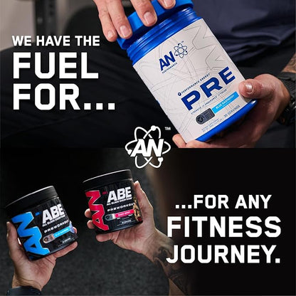 AN Essentials Pre-Workout Powder Supplement for Men & Women | Energy Drink Mix with 200mg Caffeine, Beta Alanine, Citrulline, & Creatine | Fruit Blend | 30 Servings