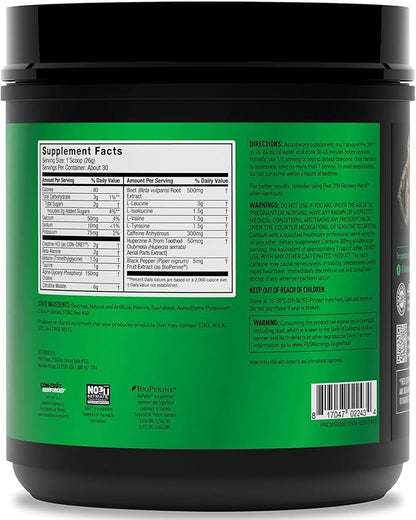 JYM Supplement Science Pre JYM Strawberry Kiwi Pre Workout Powder - BCAAs, Nootropics, Creatine HCI, Citrulline, Beta-Alanine, Betaine, Taurine, Huperzine 30 Servings