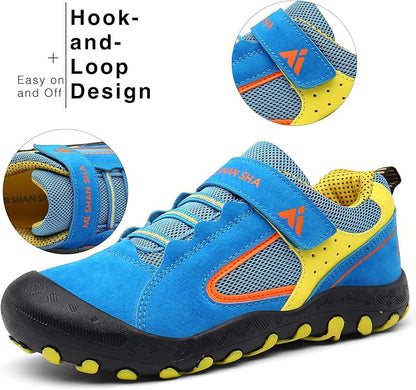 Mishansha Kids Hiking Boots Toddler Girls Boys Hiking Shoes Water-Resistant Anti-Collision Non-Slip Athletic Outdoor Trekking Boots