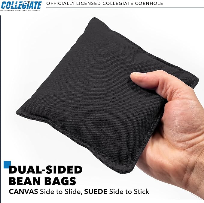 2' x 3' Solid Wood Cornhole Set with Direct Print HD Team Graphics – Great Gift for Any NCAA Fan! Bean Bag Toss Family Outdoor Games