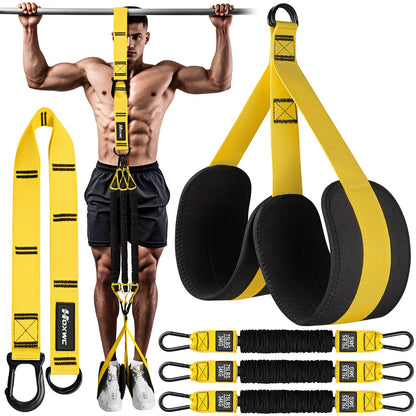 HOXWC Pull Up Assistance Bands, Adjustable Heavy Duty Resistance Band for Pull Up, 3 Pull Up Bands