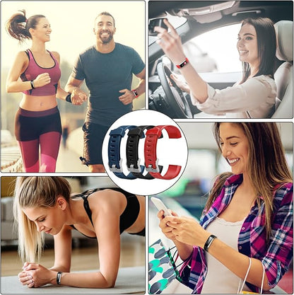 Watch Bands Replacement for ID115plus HR, Very Fit Pro Activity Fitness Tracker Wrist Bands Set, Multicolor Veryfitpro Smart Watch Strap Replacements