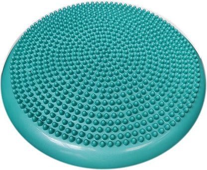 AppleRound Inflated Wobble Cushion with Hand Pump, Air Stability Board (Extra Thick), Core Balance Disc for Adults, Sensory Wiggle Seat for Kids, Flexible Seating for All Age, 13.5in / 34cm Diameter