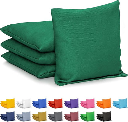 GoSports Classic Cornhole Bean Bags Set of 4-16 Colors Available - Regulation All Weather, Mix and Match