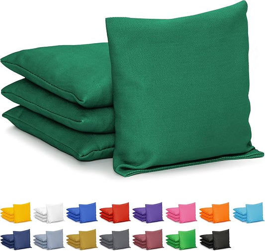 GoSports Classic Cornhole Bean Bags Set of 4-16 Colors Available - Regulation All Weather, Mix and