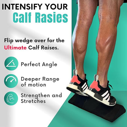 Slant Board for Calf Stretching | Balance Board Calf Stretcher for Plantar Fasciitis Relief,Achilles Tendonitis Reliefs,Shin Splint Relief,Squat Wedge