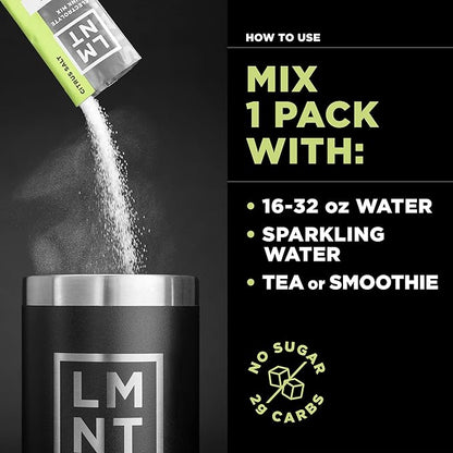 Drink LMNT Zero Sugar Electrolytes - Variety Pack Bundle | Drink Mix | 36-Count