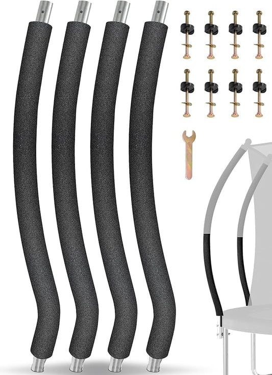 Trampoline Poles Replacement for Skywalker Or Jumpzylla,Galvanized Trampoline Enclosure Pole for Skywalker or Jumpzylla,Replace Parts#4201 4202 4135 OR for Jumpzylla 8ft 10ft&12ft 14ft