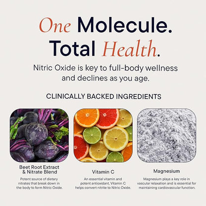 Berkeley Life Nitric Oxide Booster & Test Strips Starter Kit - 60 Capsules & 50 Test Strips - Nitric Oxide Supplements Helps Support Healthy Blood Pressure, Circulation & Cardiovascular Health