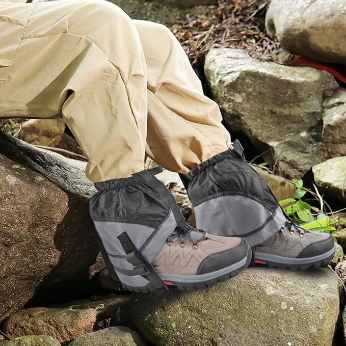 TRIWONDER Gaiters Low Gators Lightweight Waterproof Ankle Gaiters for Hiking Walking Backpacking
