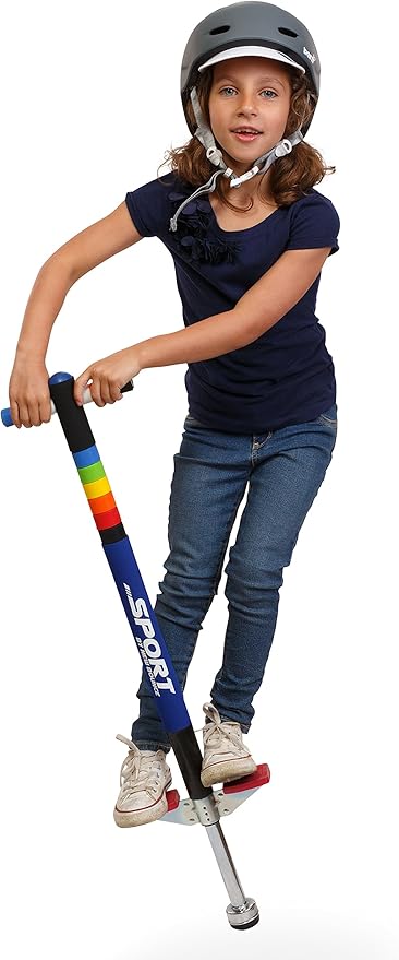 New Bounce Pogo Stick for Kids - Pogo Sticks, 40 to 80 Lbs - Sport Edition, Quality, Easy Grip, PogoStick for Hours of Wholesome Fun