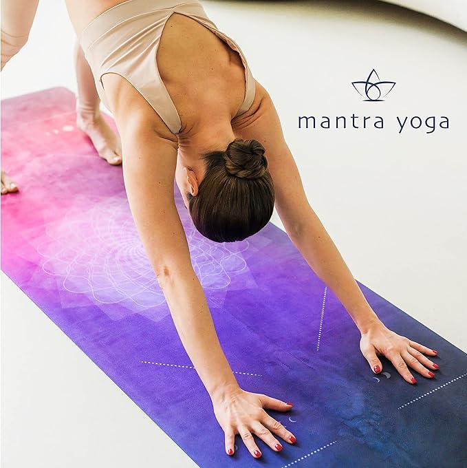 Mantra Yoga Travel PRO 1.5mm - Foldable Fitness & Exercise Mat with Bag | Lightweight, Compact & Eco-Friendly | Non-Slip & Washable | For All Types of Yoga | 72" L x 24" W | 2.6 lbs