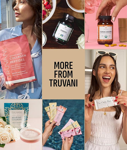 Truvani Vegan Pea Protein Powder | Chocolate Peanut Butter | 20g Organic Plant Based Protein | 20 Servings | Keto | Gluten & Dairy Free | Low Carb | No Added Sugar