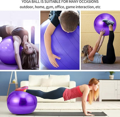 Yoga Mat Set for Beginners,Yoga Mat with Carrying Strap,Yoga Blocks 2 Pack with Yoga Strap,Yoga Ball,Ankle Puller,11-Piece Yoga Kits and Sets for Beginners,Yoga Starter Kit for Women Men