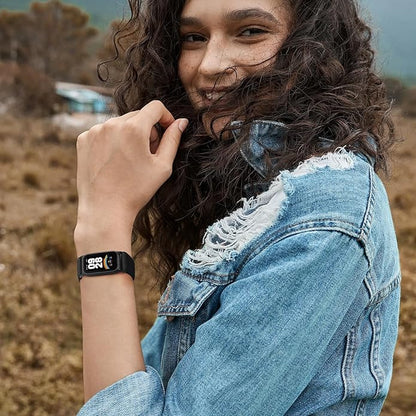 2 Pack Elastic Bands Compatible with Xiaomi Smart Band 9 Active Women Men, Soft Nylon Replacement Sport Wriststrap for Redmi Band 3