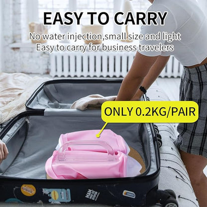 Water Dumbbells, Water Filled Training Dumbbells, Travel Weights Set, Adjustable Weights to 4-30 Lbs/Pair, Portable Gym for Strength Training, Fitness and Shaping