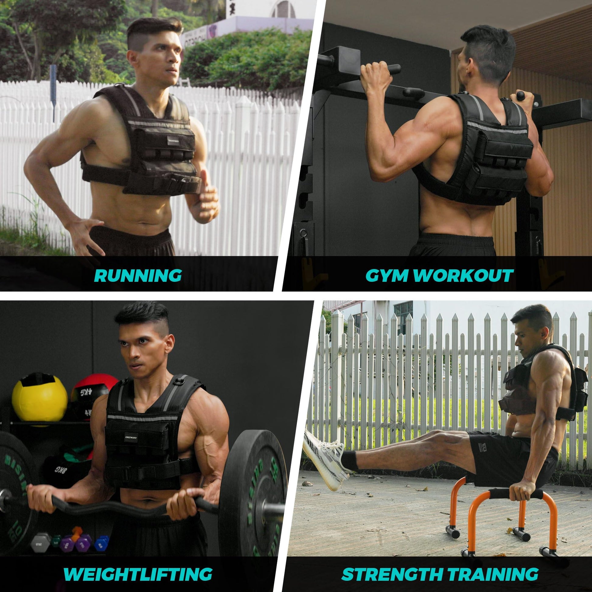 Weighted Vest Men, 35lb/45lb Adjustable Rucking Vests for Walking Running