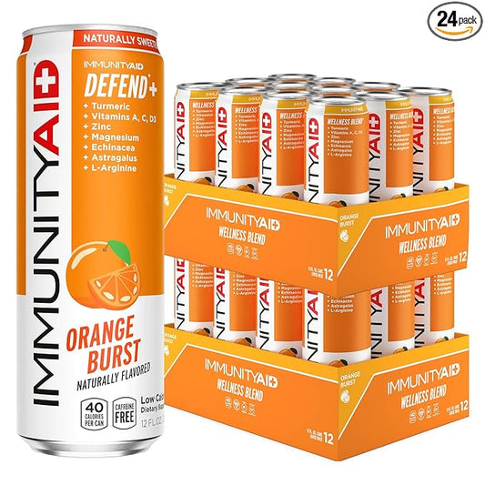 LIFEAID ImmunityAid Support Blend Echinacea, Zinc, Astragalus and Vitamin C No Artificial Flavors