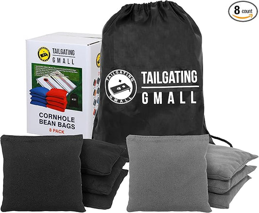 Cornhole Bags Set of 8 Regulation Professional Corn Hole Bean Bags Weather Resistant for Tossing