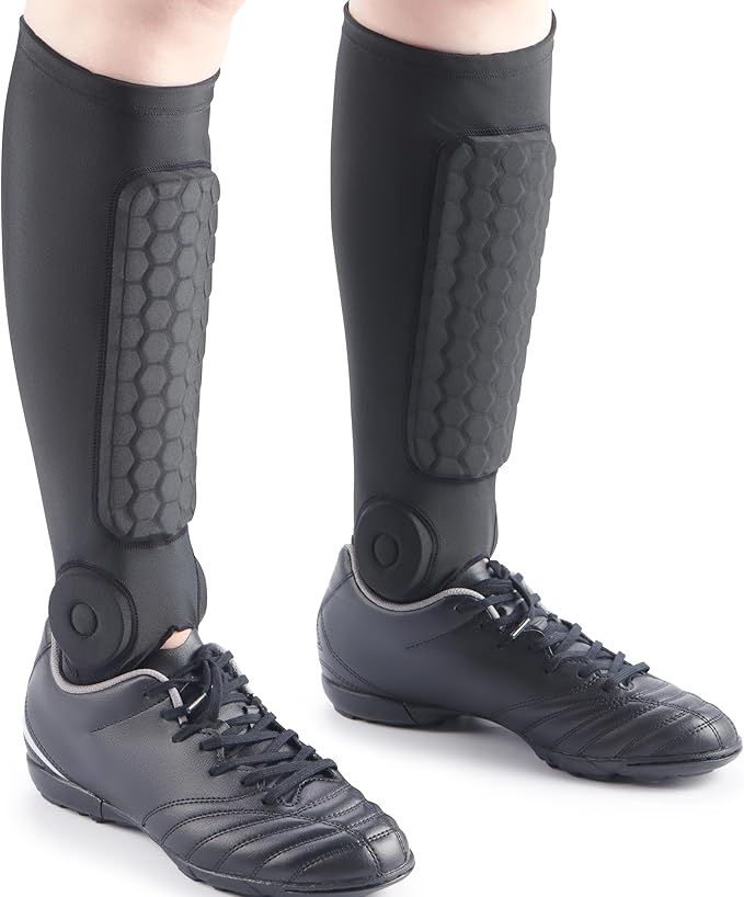 Soccer Shin Guards, Soccer Shin Guard Pads with Calf and Ankle Protection, SoccerProtective Equipment for Youth and Adult, SoccerAccessories for Boys and Girls